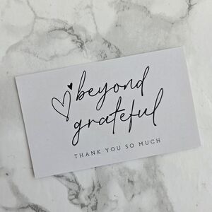 60  Thank you cards